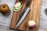 Couteau kiritsuke Sayuto Séquoia San Mai martelé 21cm