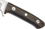 Couteau Puma IP Pollux I Oak 307612 lame 11,7cm manche bois de bocote + étui en cuir