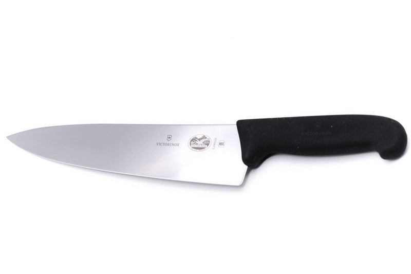 Couteau éminceur Victorinox 5.2003.25 lame 25cm manche fibrox noir