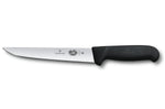 Couteau à saigner/découper Victorinox 5.5503.18 lame 18cm manche fibrox noir