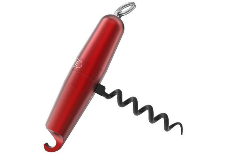 Tire-bouchon aluminium Lance coloris rouge fabriqué en France