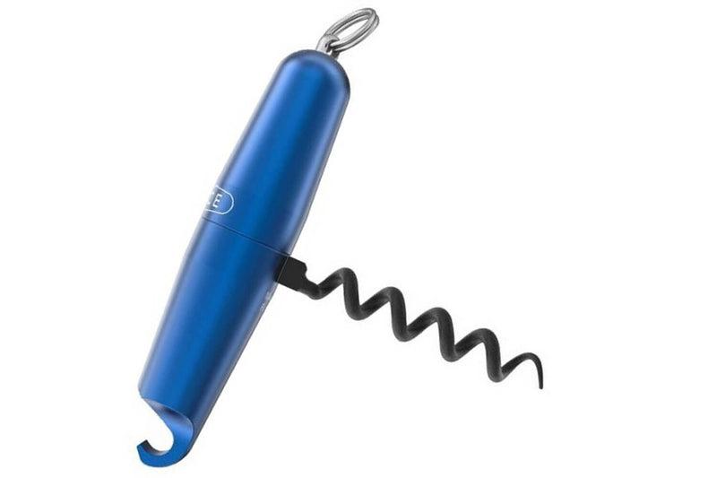 Tire-bouchon aluminium Lance coloris bleu fabriqué en France