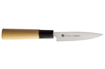 Couteau d'office japonais Chroma Haiku 10cm manche Honoki