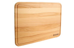 Planche à découper Wusaki en bois de hêtre certifié FSC avec rigole - 40 x 30 x 1,9 cm