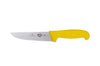 Couteau de boucher Victorinox 5.5208.18 lame 18cm manche fibrox jaune