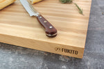 Billot de cuisine Fukito en bois de hêtre certifié FSC - 45 x 30 x 4 cm