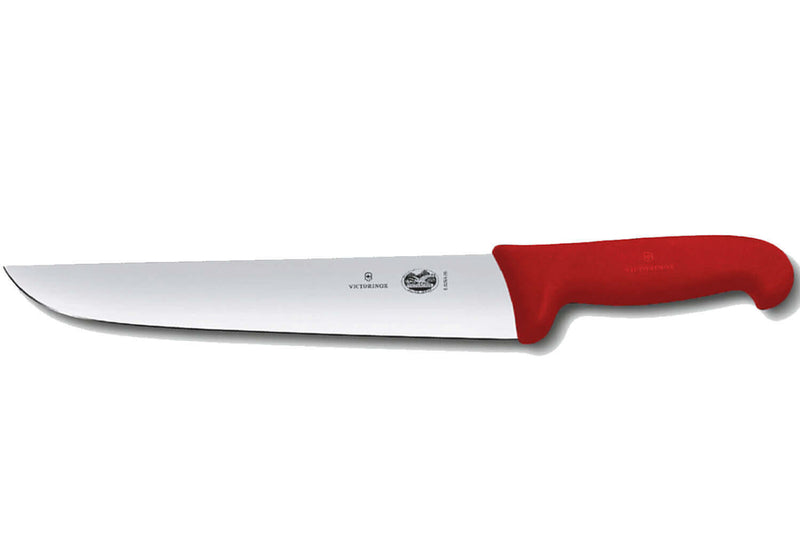 Couteau de boucher Victorinox 5.5201.36 lame 36cm manche fibrox rouge