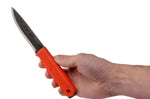 Couteau Condor Terrasaur Désert 63849 lame 10,4cm manche polypropylène orange avec étui