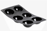 Moule 6 demi-sphères De Buyer Moul'flex 1961.01 en silicone