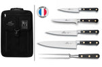 Sac spécial chef Sabatier Chef 4 couteaux de cuisine français + 1 fourchette - Exclusivité