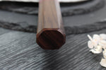 Couteau de chef japonais artisanal Yoshimi Kato Minamo SG2 Tsuchime 24cm