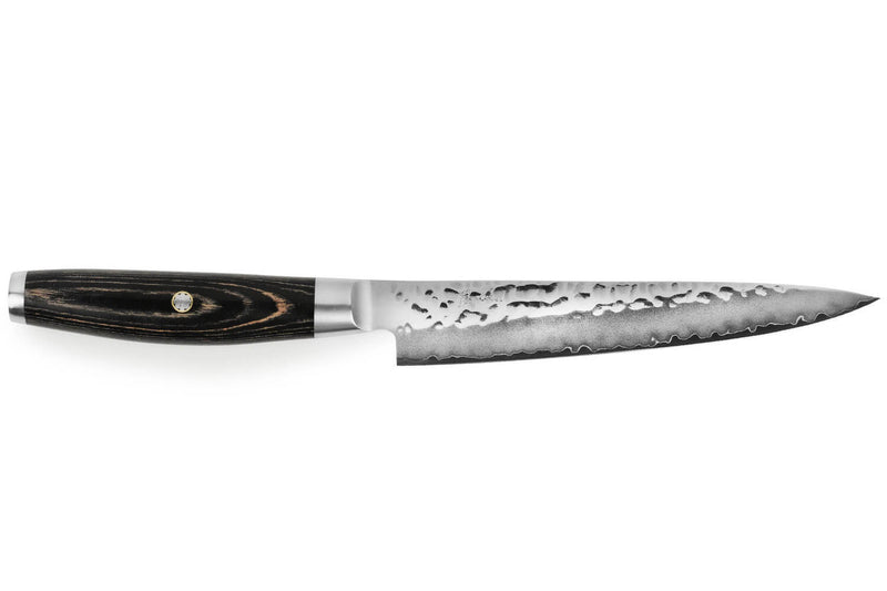 Couteau à trancher japonais Yaxell Ketu lame 15cm manche en Pakkawood