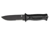 Couteau Gerber Strongarm Black GE003648 lame 12,2cm manche en nylon/fibres de verre noir avec étui