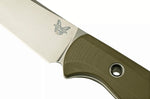 Couteau Benchmade Meatcrafter 15500-3 lame 15,4cm manche ajouré en G10 vert + étui boltaron