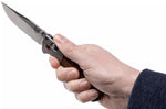 Couteau pliant Benchmade Mini Crooked River 15085-2 manche bois stabilisé 11cm