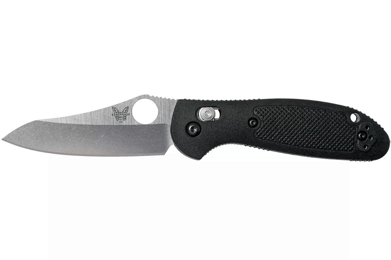 Couteau pliant Benchmade Mini Griptilian 555-S30V manche nylon renforcé de verre noir 9,8cm