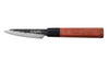 Couteau d'office Sayuto Séquoia San Mai martelé 9cm