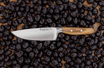 Couteau de chef Wüsthof Amici forgé 16cm en bois d'olivier