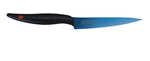 Couteau d'office Kasumi Titanium bleu lame 12cm