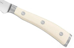 Couteau à saucisson Wüsthof Classic Ikon Blanc forgé lame crantée 14cm