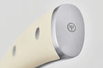 Couteau santoku Wüsthof Classic Ikon blanc forgé lame alvéolée 17cm