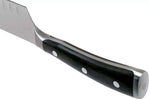 Couteau santoku Wüsthof Ikon forgé 17cm alvéolé en bois de grenadille