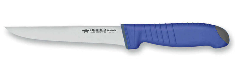 Couteau à désosser semi flexible 14cm Fischer SWE-STEEL dos droit manche ultra confort