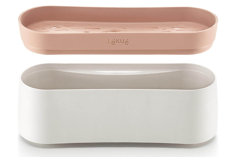 Cuiseur à pâtes rapide Lékué Quick Pasta en silicone platinum