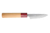 Couteau d'office japonais artisanal Tsunehisa Aogami Super martelé 8cm