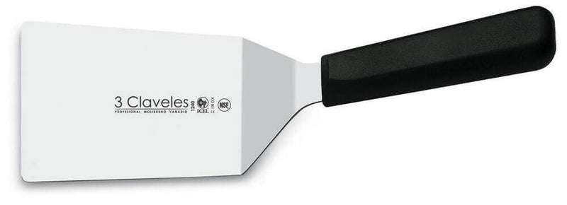 Spatule coudée rectangulaire 3 Claveles lame 11cm