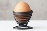 Coquetier spirale Point-Virgule Wire noir