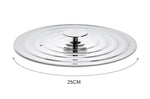 Couvercle universel en inox De Buyer pour poêles - 20-24cm