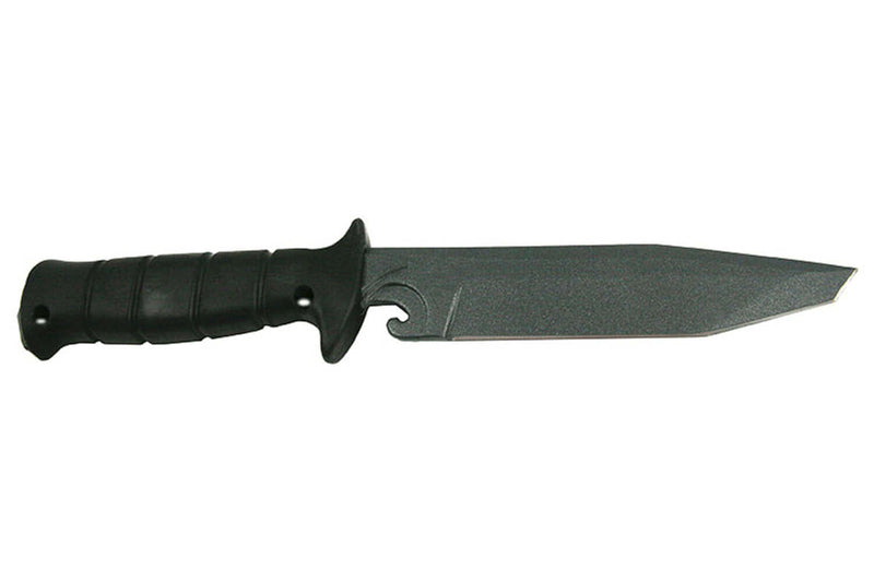 Couteau Wildsteer Wing-Tactic WING06113 lame tanto 12,5cm sans logo GIGN manche kraton noir + brise-vitre + étui POM + malette