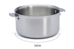 Set de 2 casseroles De Buyer Alchimy Loqy en inox avec poignée amovible