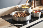 Sauteuse droite De Buyer Alchimy Loqy amovible en inox 18/10 multicouches