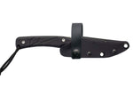 Couteau Wildsteer Troll TRO0113 lame 8,5cm manche tactiprène noir + étui en Kydex
