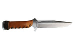 Couteau de chasse Wildsteer X Wild XW0101 lame 16cm manche cuir gold + étui en cuir