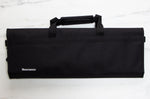 Trousse vide noire 8 emplacements en bouteille recyclée Messermeister Preservation