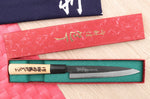 Couteau universel japonais artisanal Yoshihiro Kogeta White 2 steel 15,5cm