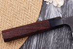 Couteau nakiri japonais artisanal Nao Yamamoto Damas AS brut de forge 16,5cm