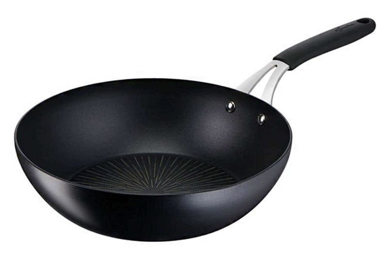 Wok anti-adhésif Lagostina Tempra en titanium 28cm