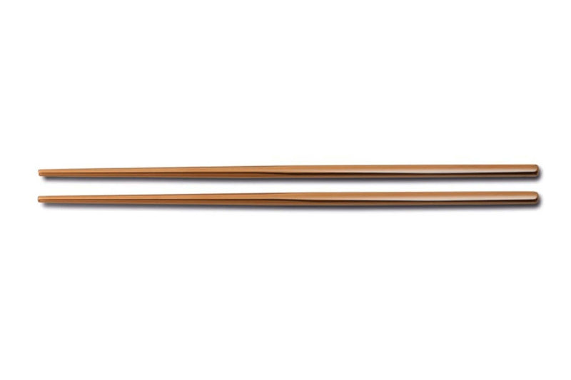 Paire de baguettes chinoises Comas en acier inox 23cm cuivre