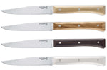 Coffret 4 couteaux de table Opinel Facette Panaché lame 11cm inox lisse