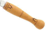 Couteau tartineur Nontron 7605 lame 7cm manche en buis pyrogravé