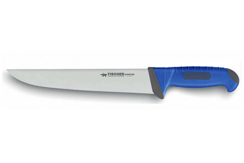 Couteau trancheur 23cm Fischer SWE-STEEL manche bleu ultra confort