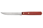 Couteau à steak Nogent Classic lame microdentée 11cm manche en charme coloris merisier