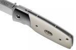 Couteau pliant Fallkniven PXLEY manche Elforyn Super Tusk imitation ivoire 11cm