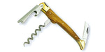 Tire bouchon Laguiole Arbalète G. David 3 pièces manche olivier laiton 12cm