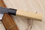 Couteau de chef 24cm japonais artisanal Sakai Kikumori Kikuzuki Kuro