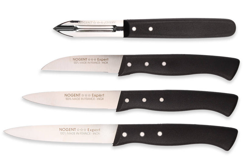 Coffret de cuisine Nogent Les Basiques Expert 4 pièces manche noir